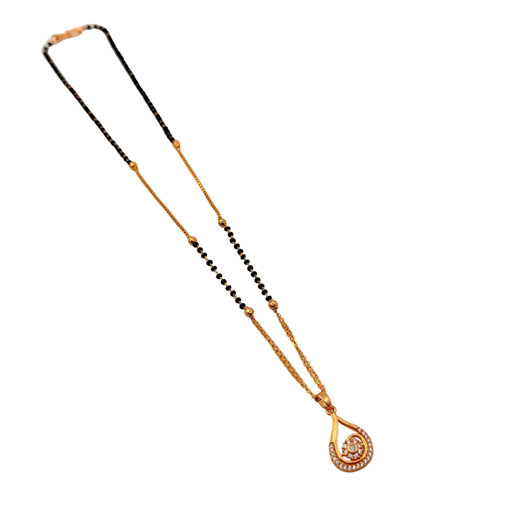 Radiant Paisley Mangalsutra Necklace