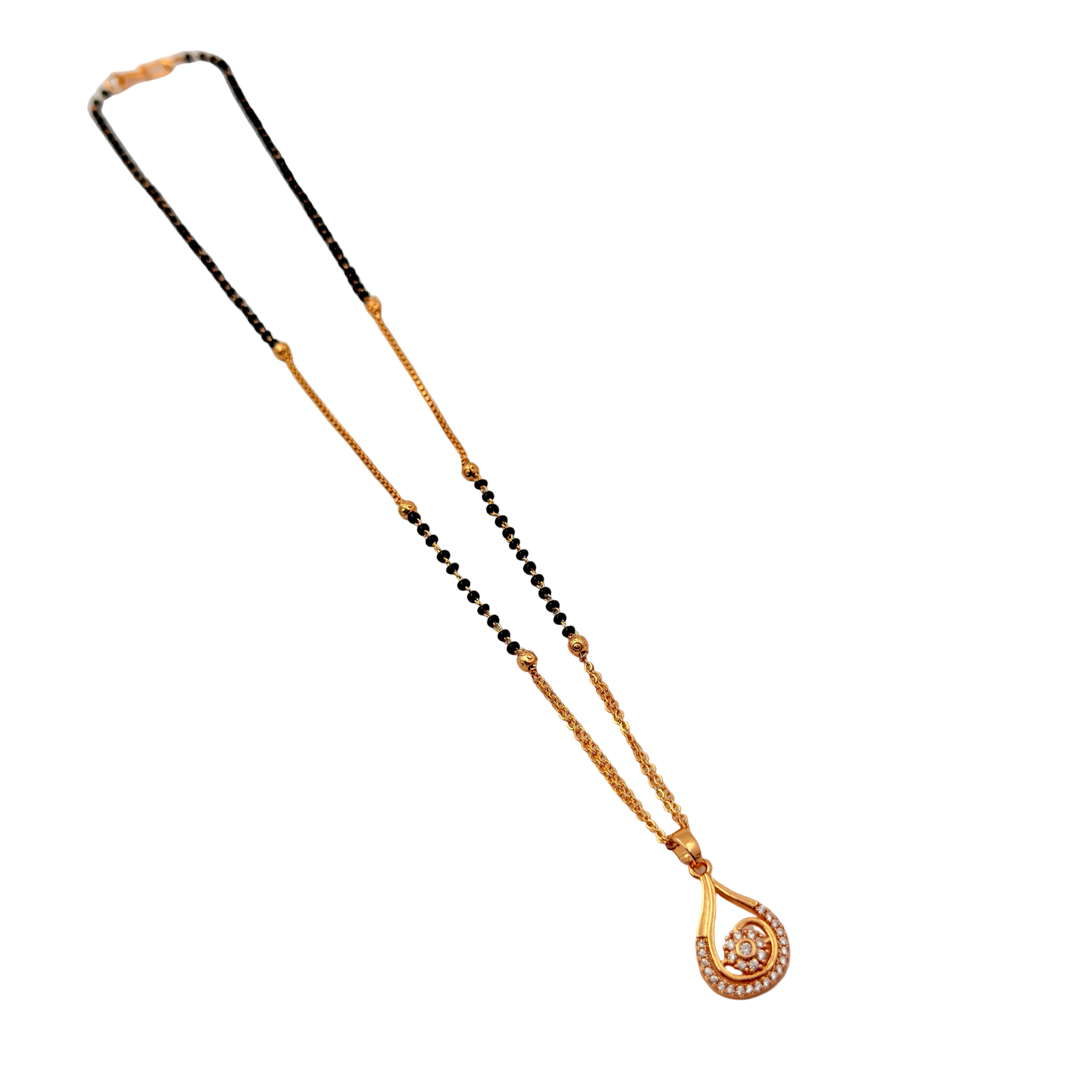 Radiant Paisley Mangalsutra Necklace