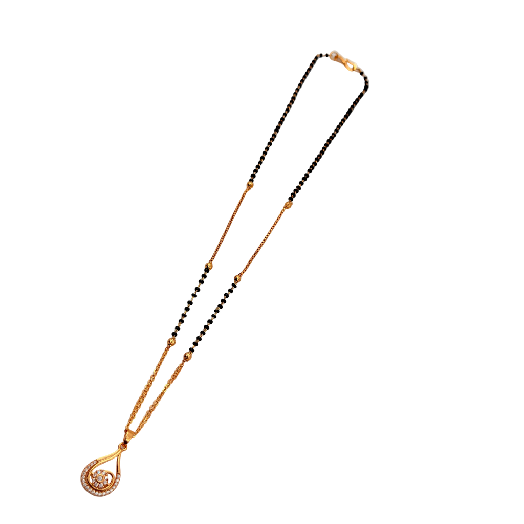 Radiant Paisley Mangalsutra Necklace