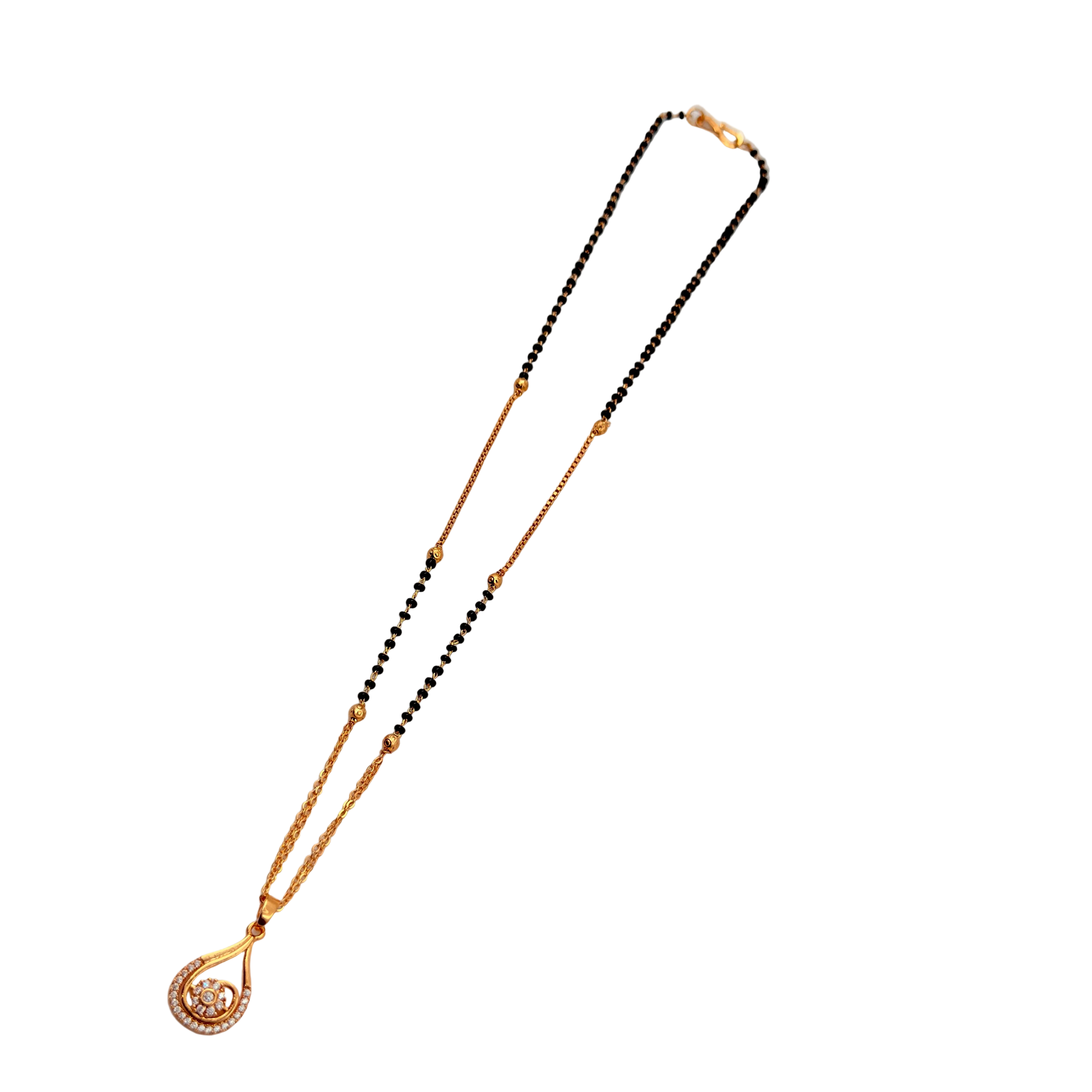 Radiant Paisley Mangalsutra Necklace