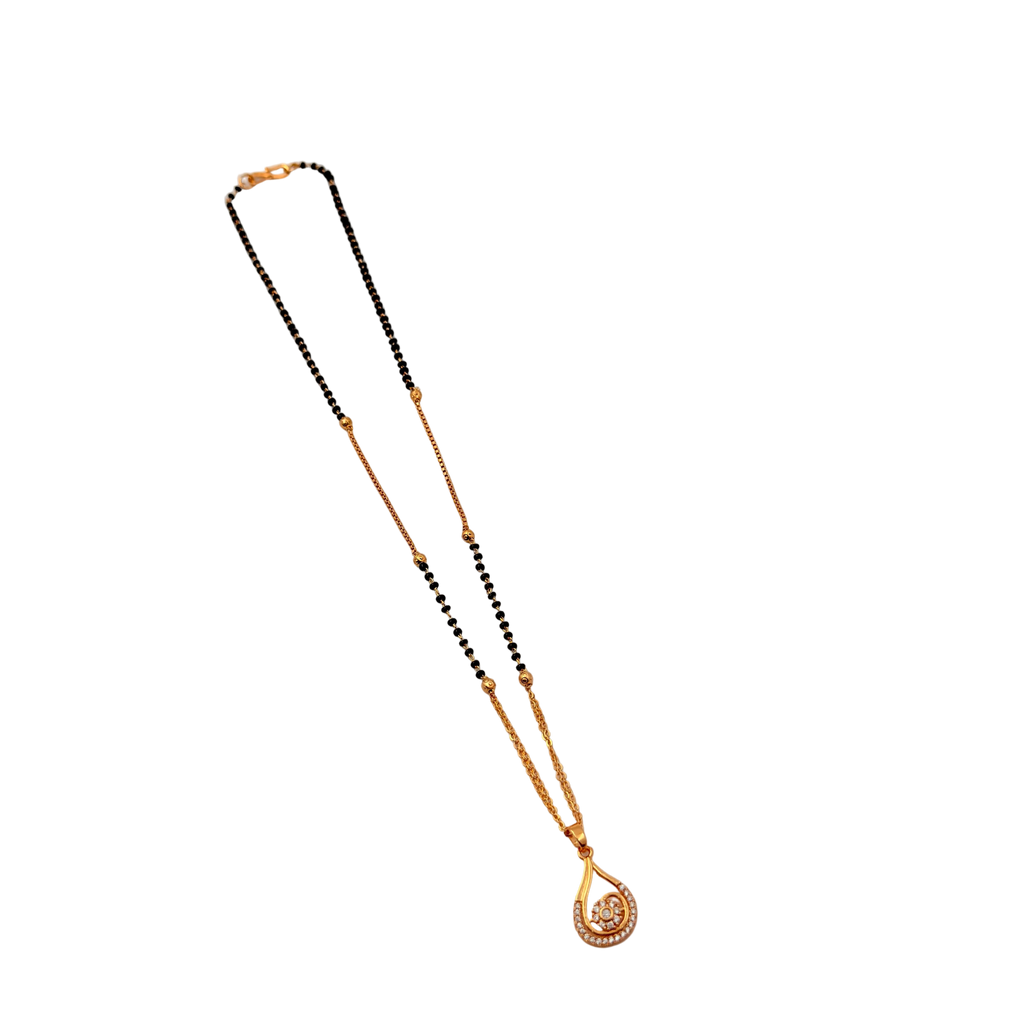 Radiant Paisley Mangalsutra Necklace