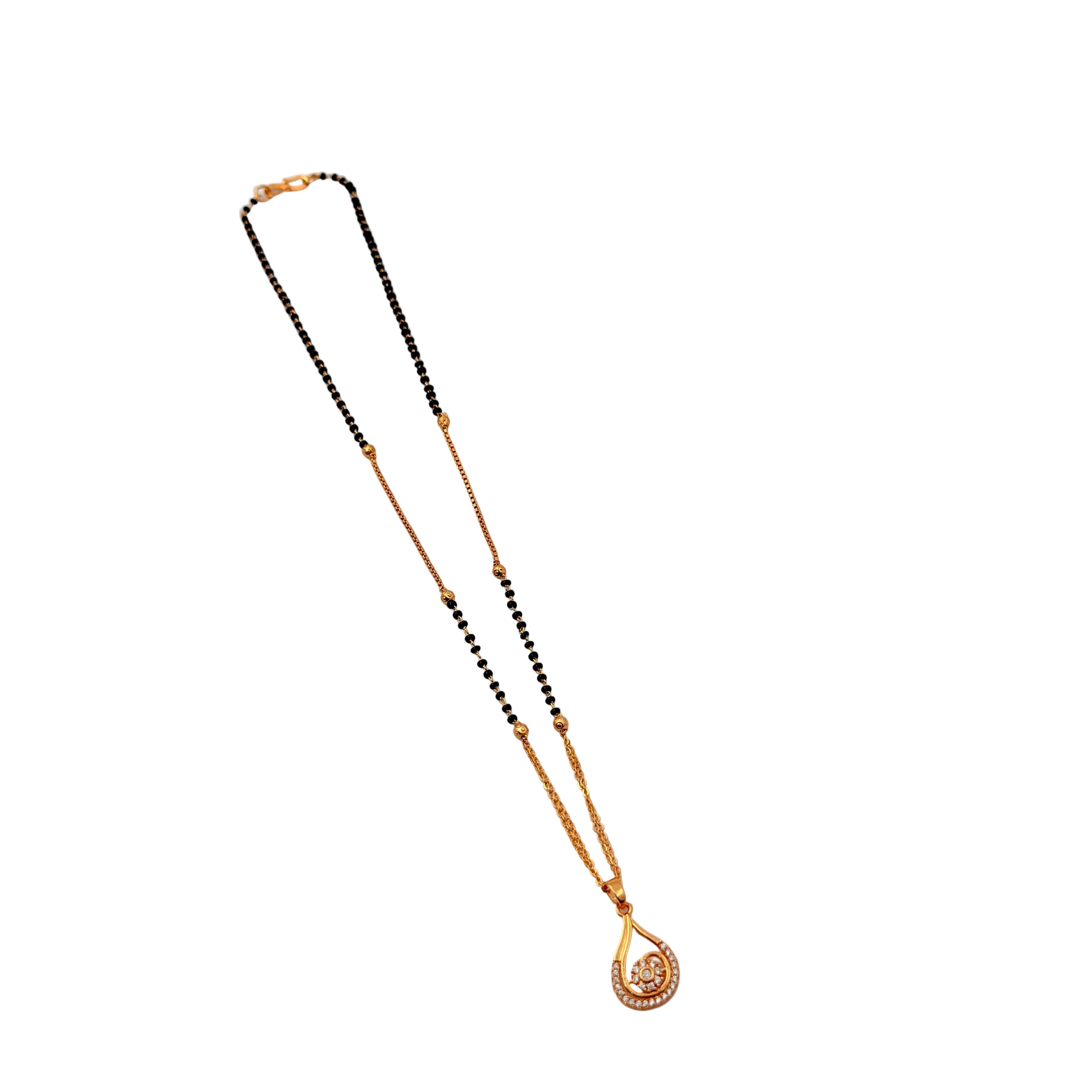 Radiant Paisley Mangalsutra Necklace