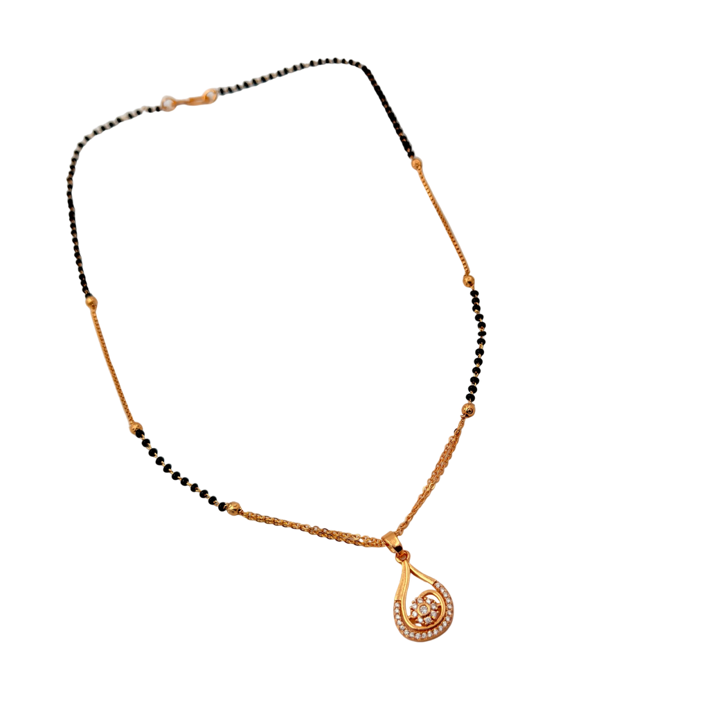 Radiant Paisley Mangalsutra Necklace