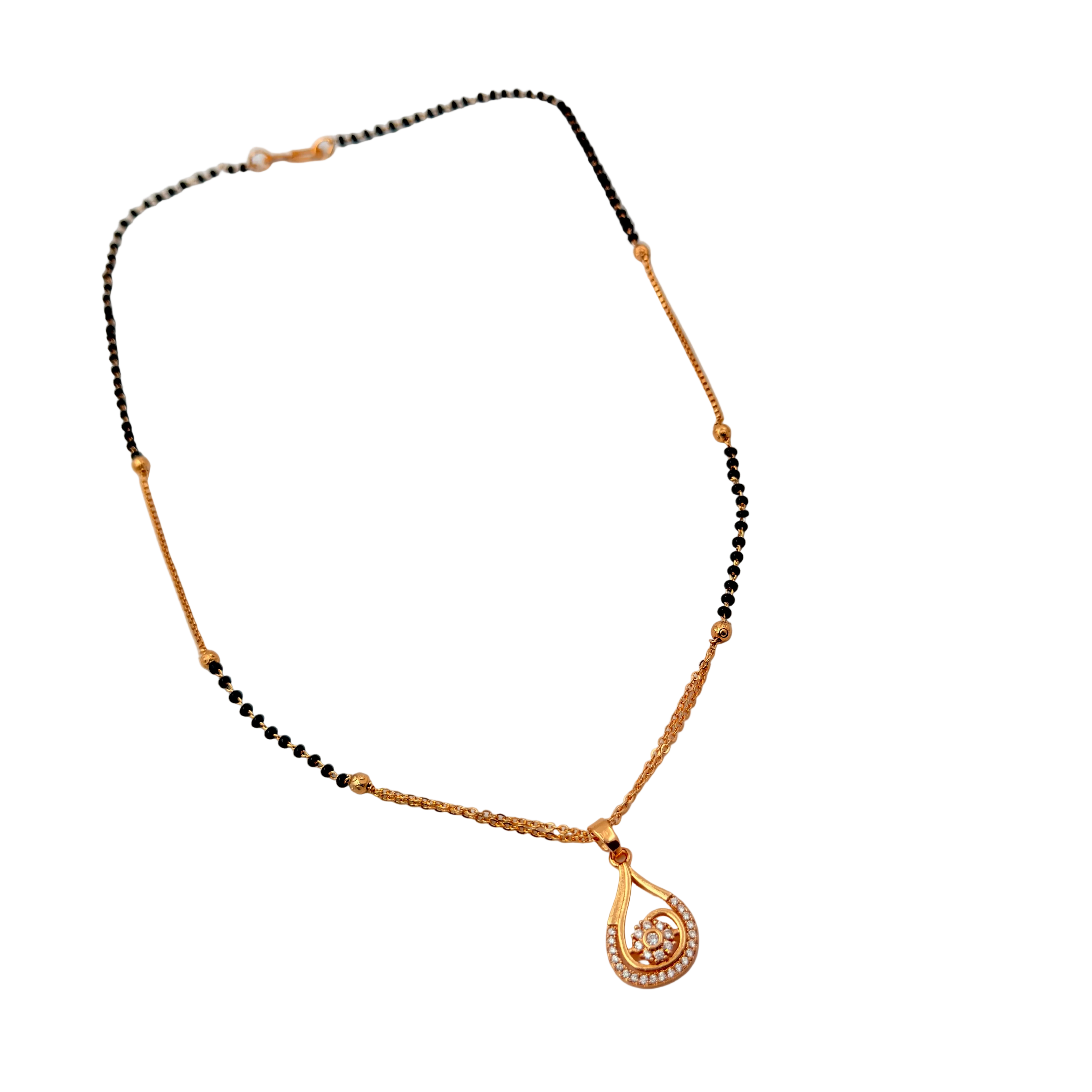 Radiant Paisley Mangalsutra Necklace