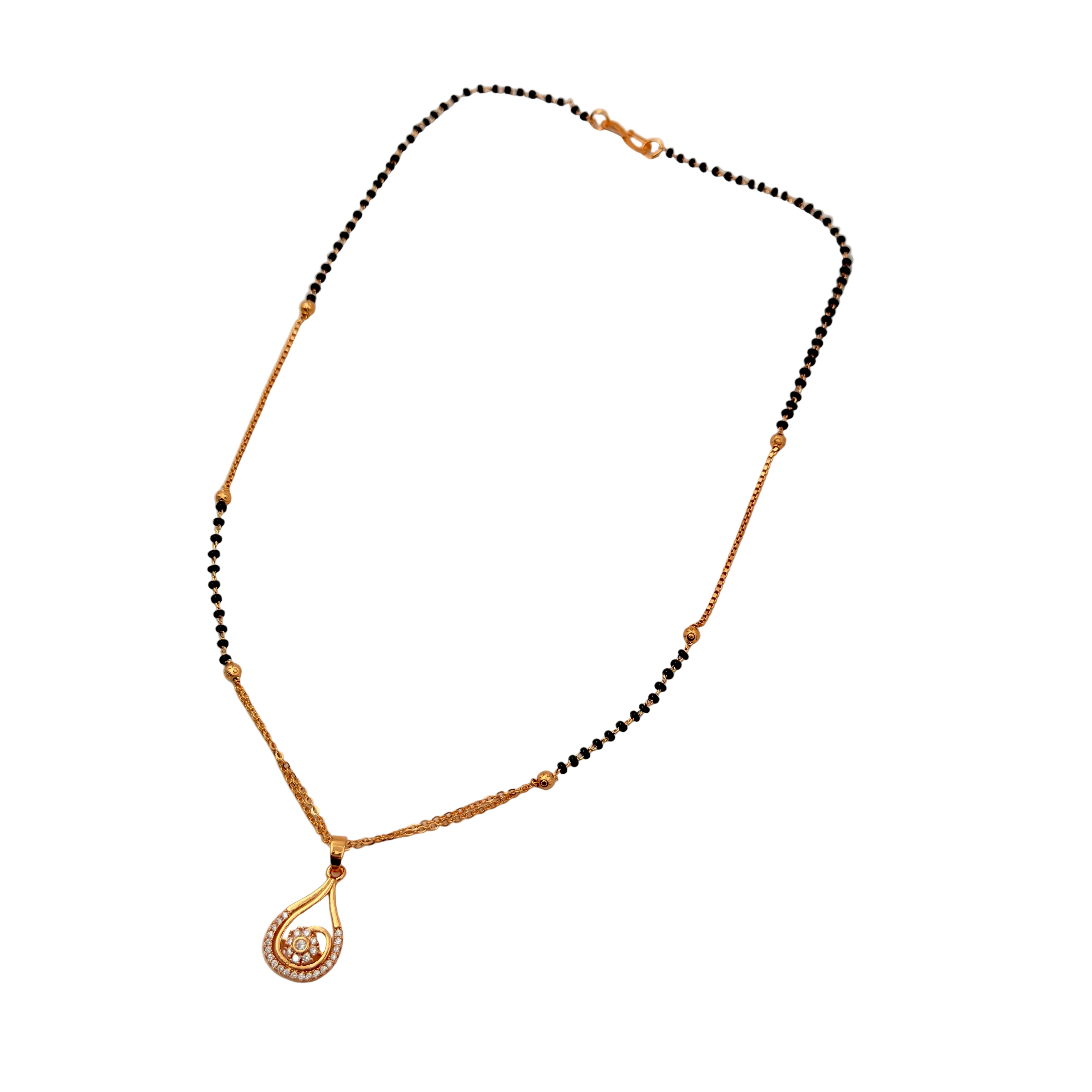 Radiant Paisley Mangalsutra Necklace