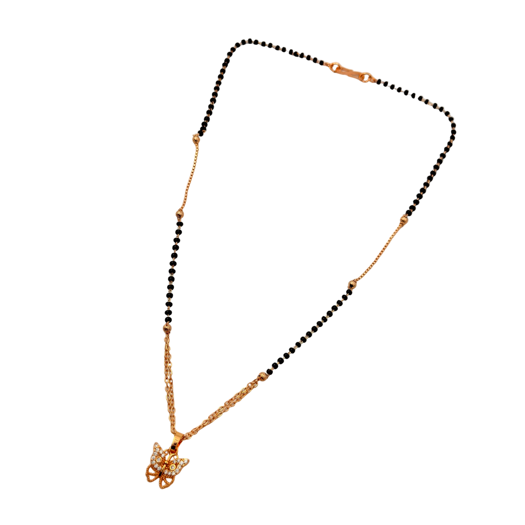 Delicate Butterfly Mangalsutra Necklace