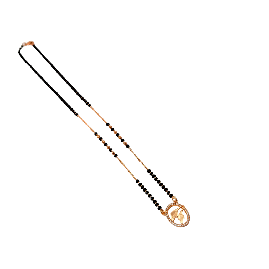Elegant Leaf Mangalsutra Necklace