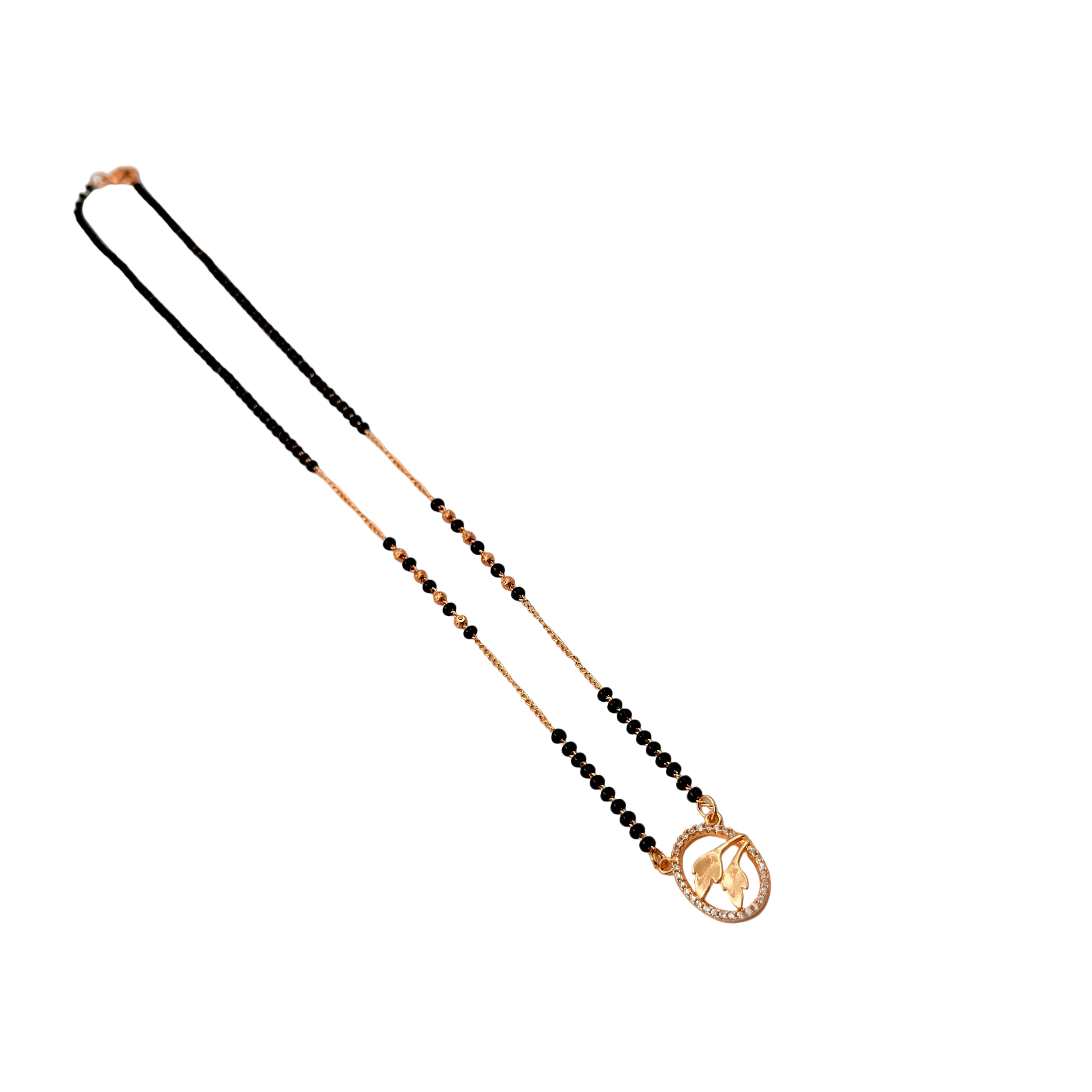 Elegant Leaf Mangalsutra Necklace