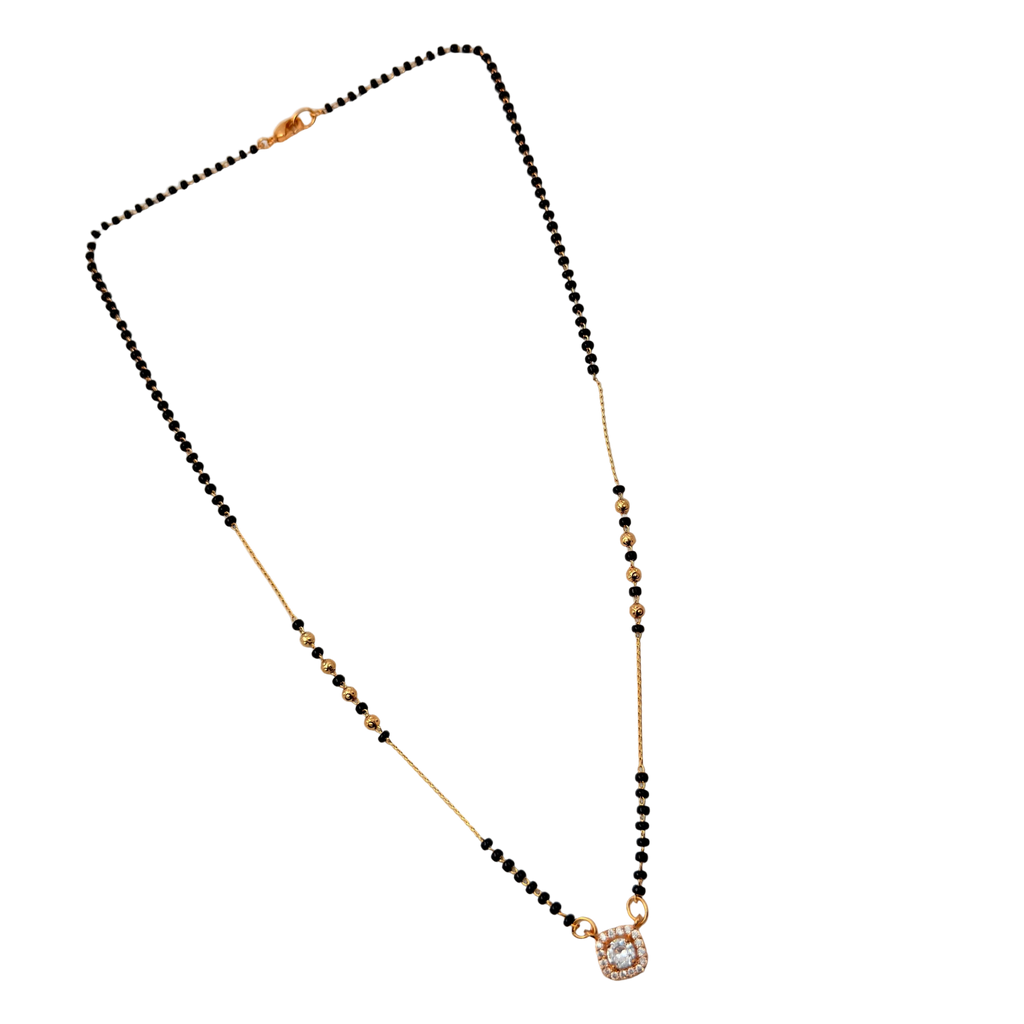 Radiant Halo Mangalsutra Necklace