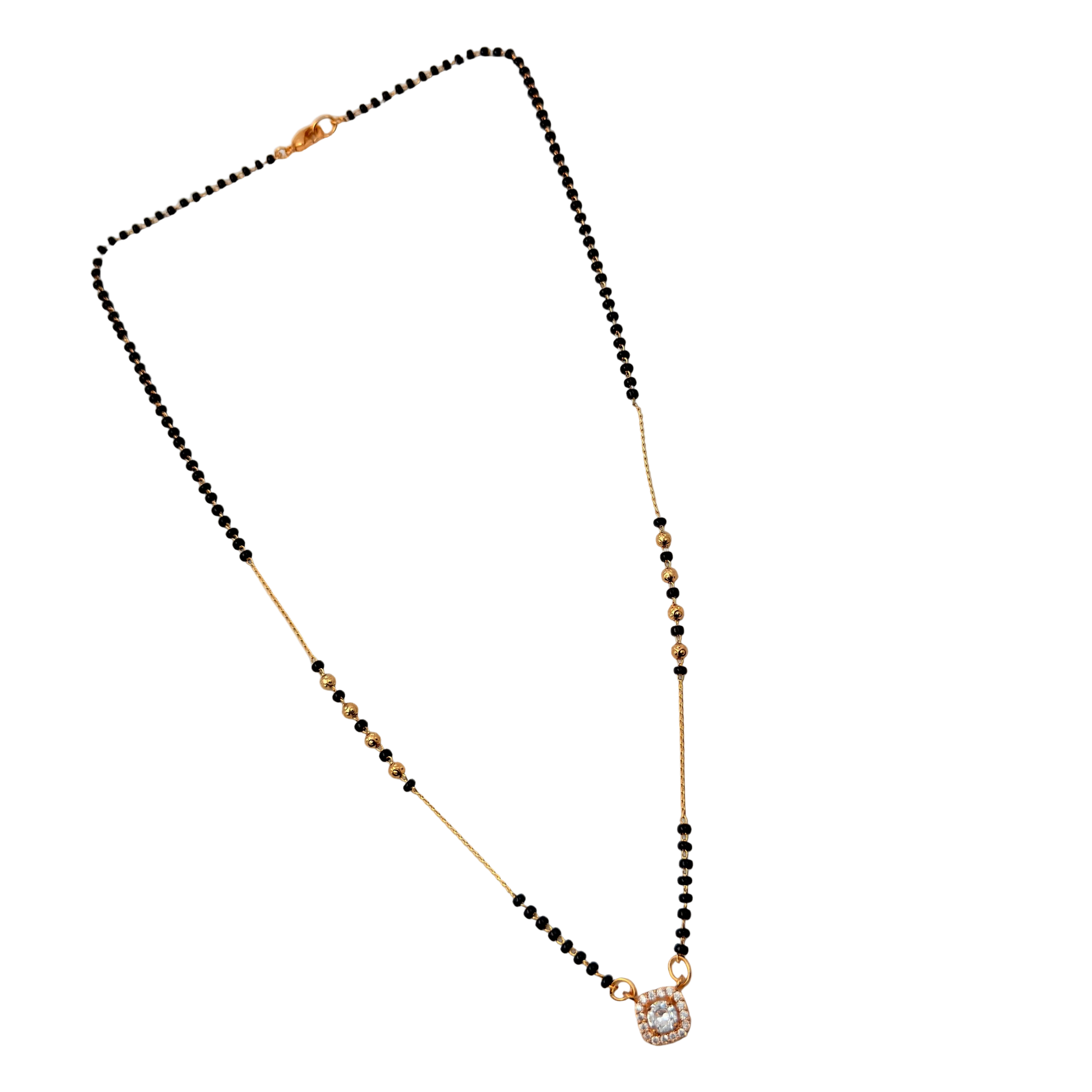 Radiant Halo Mangalsutra Necklace