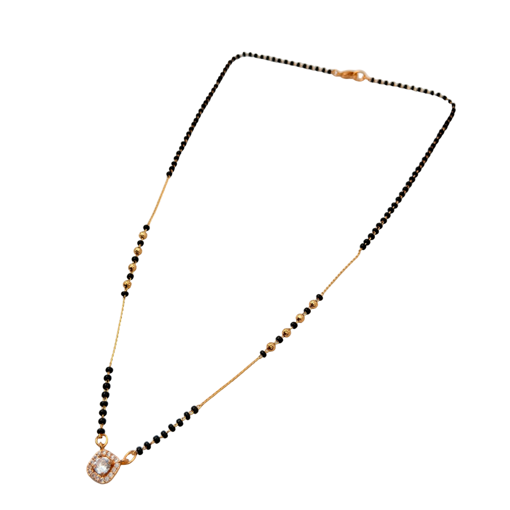 Radiant Halo Mangalsutra Necklace