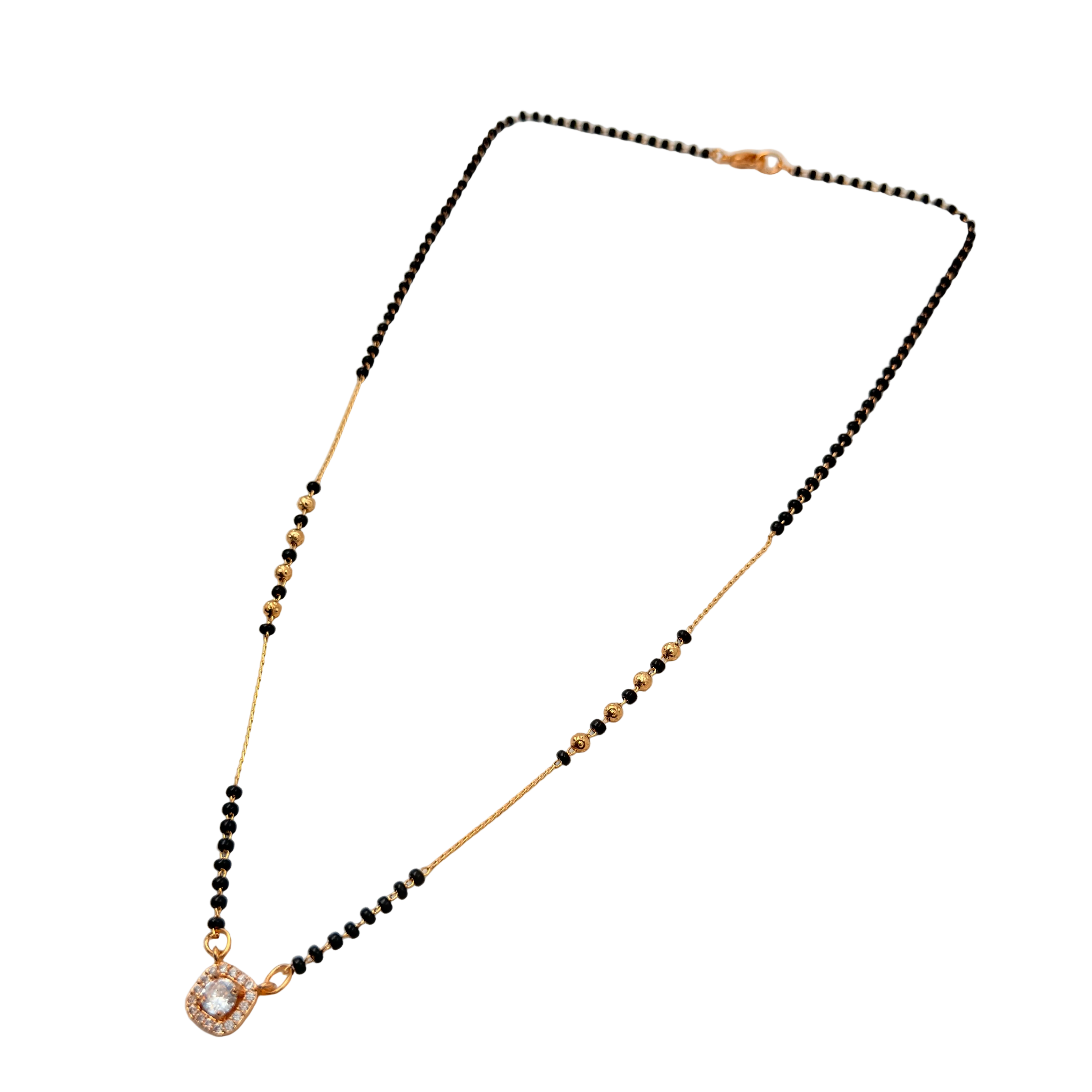 Radiant Halo Mangalsutra Necklace