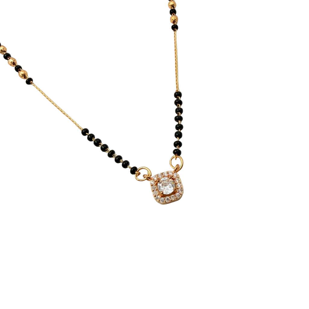Radiant Halo Mangalsutra Necklace