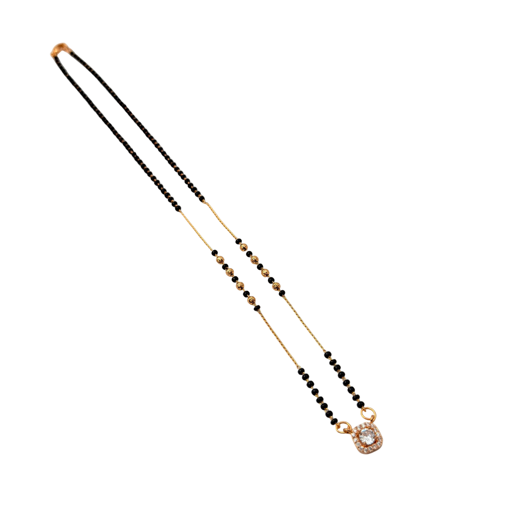 Radiant Halo Mangalsutra Necklace