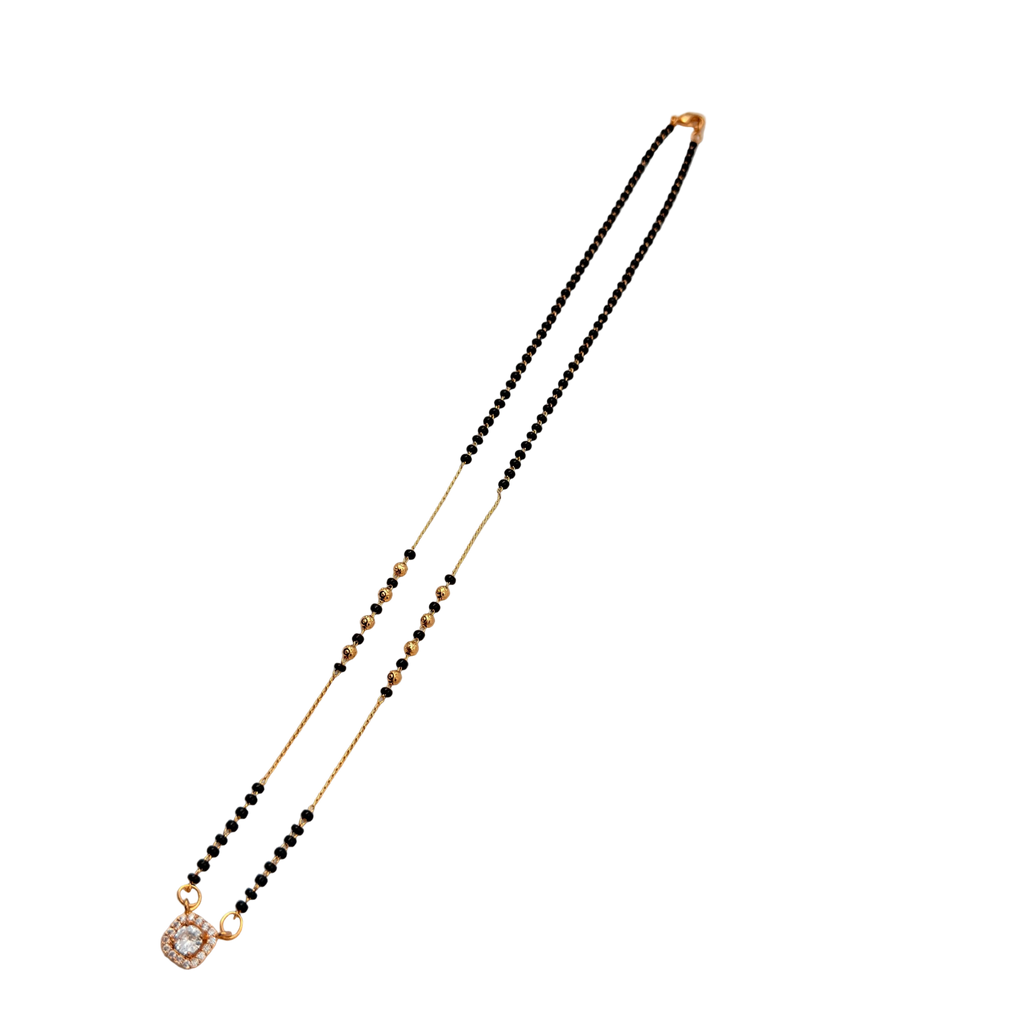 Radiant Halo Mangalsutra Necklace