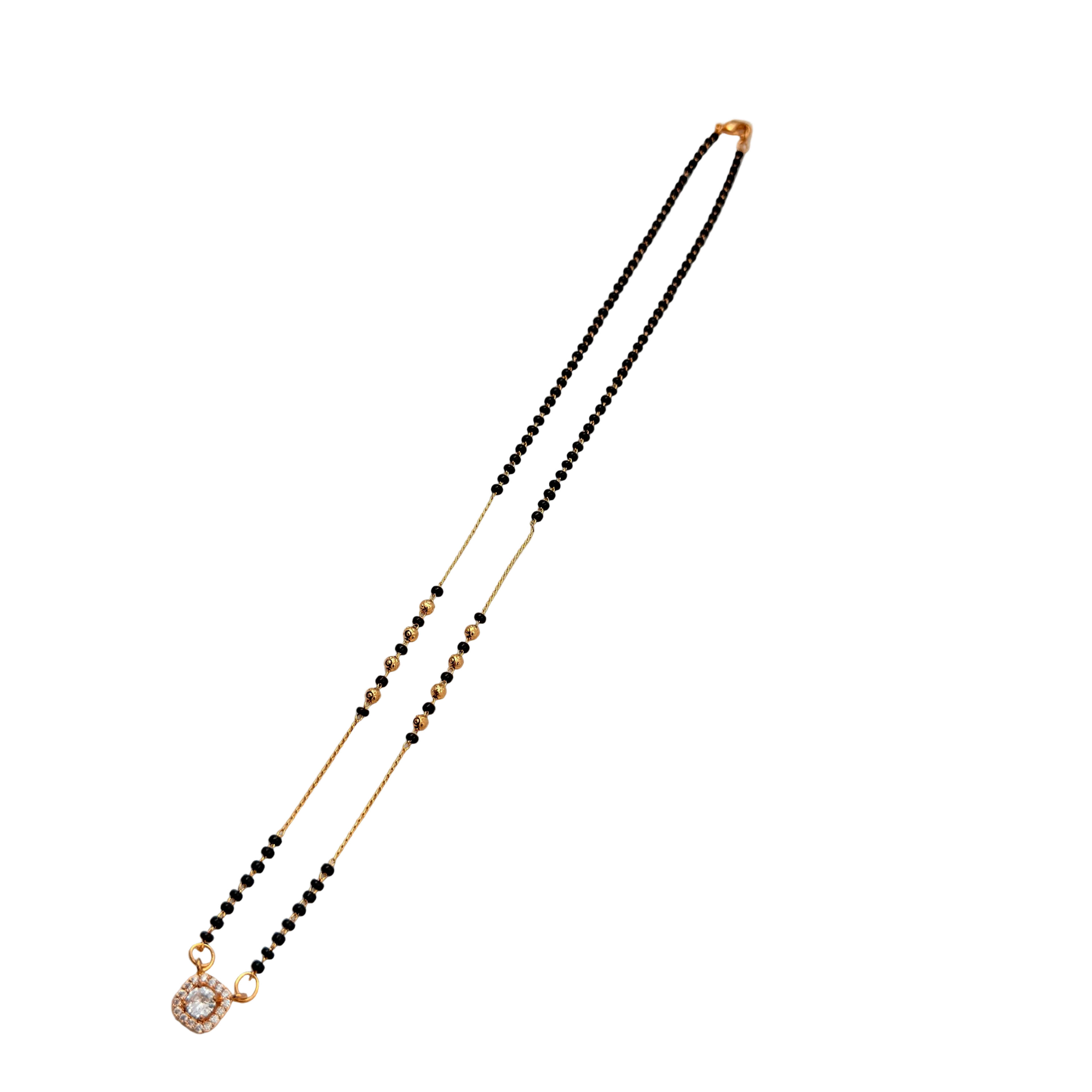 Radiant Halo Mangalsutra Necklace