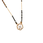 Elegant Floral Mangalsutra Necklace