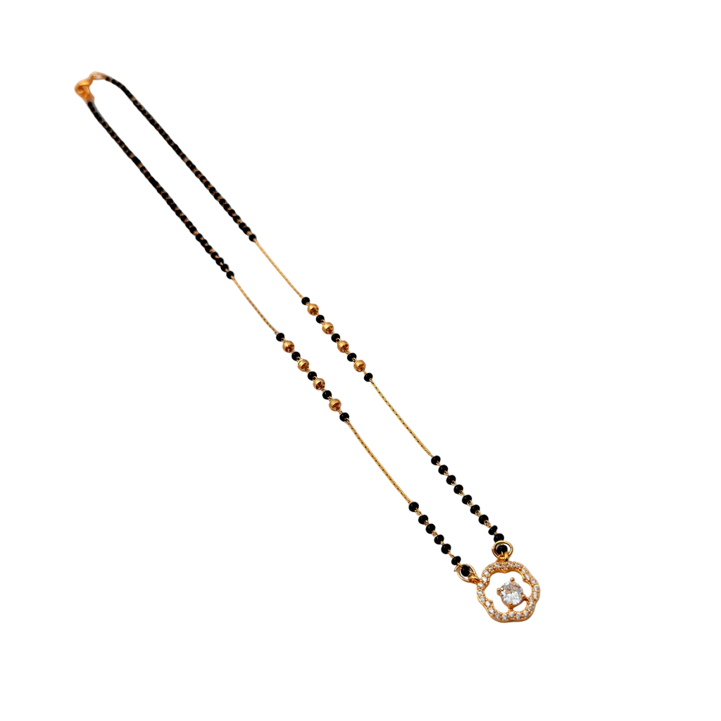 Elegant Floral Mangalsutra Necklace