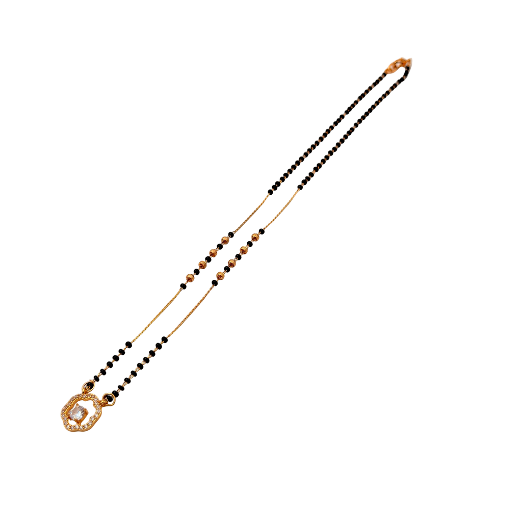 Elegant Floral Mangalsutra Necklace