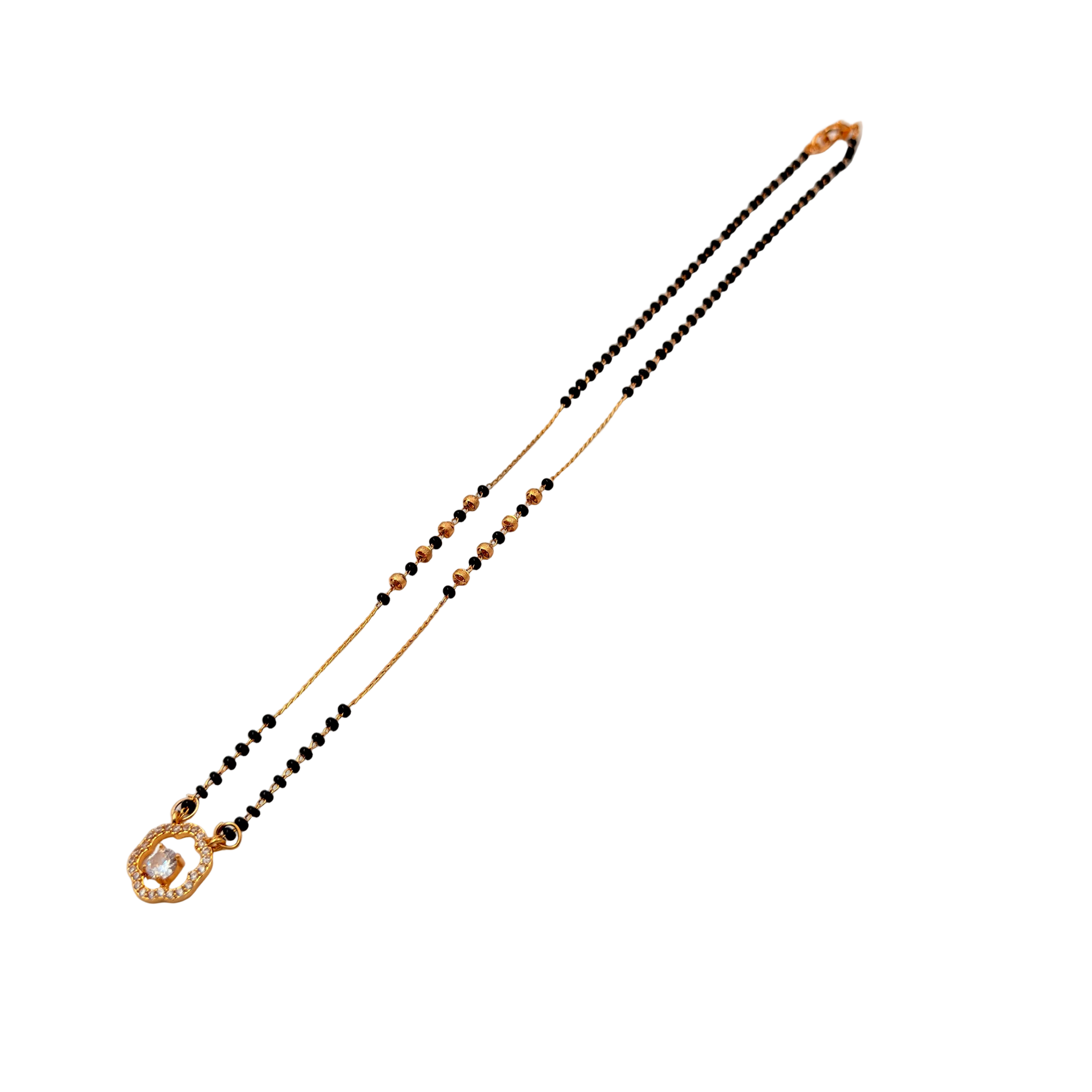 Elegant Floral Mangalsutra Necklace