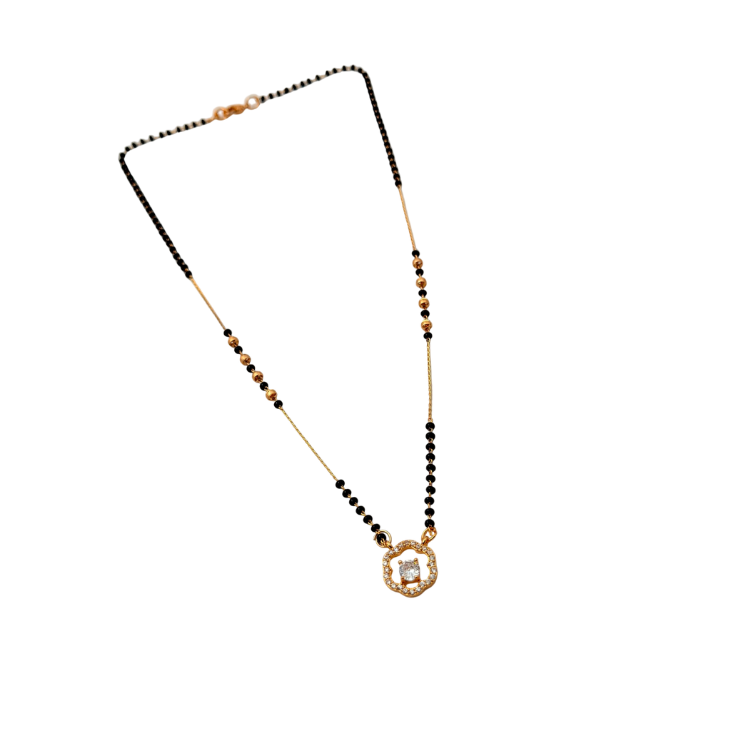 Elegant Floral Mangalsutra Necklace
