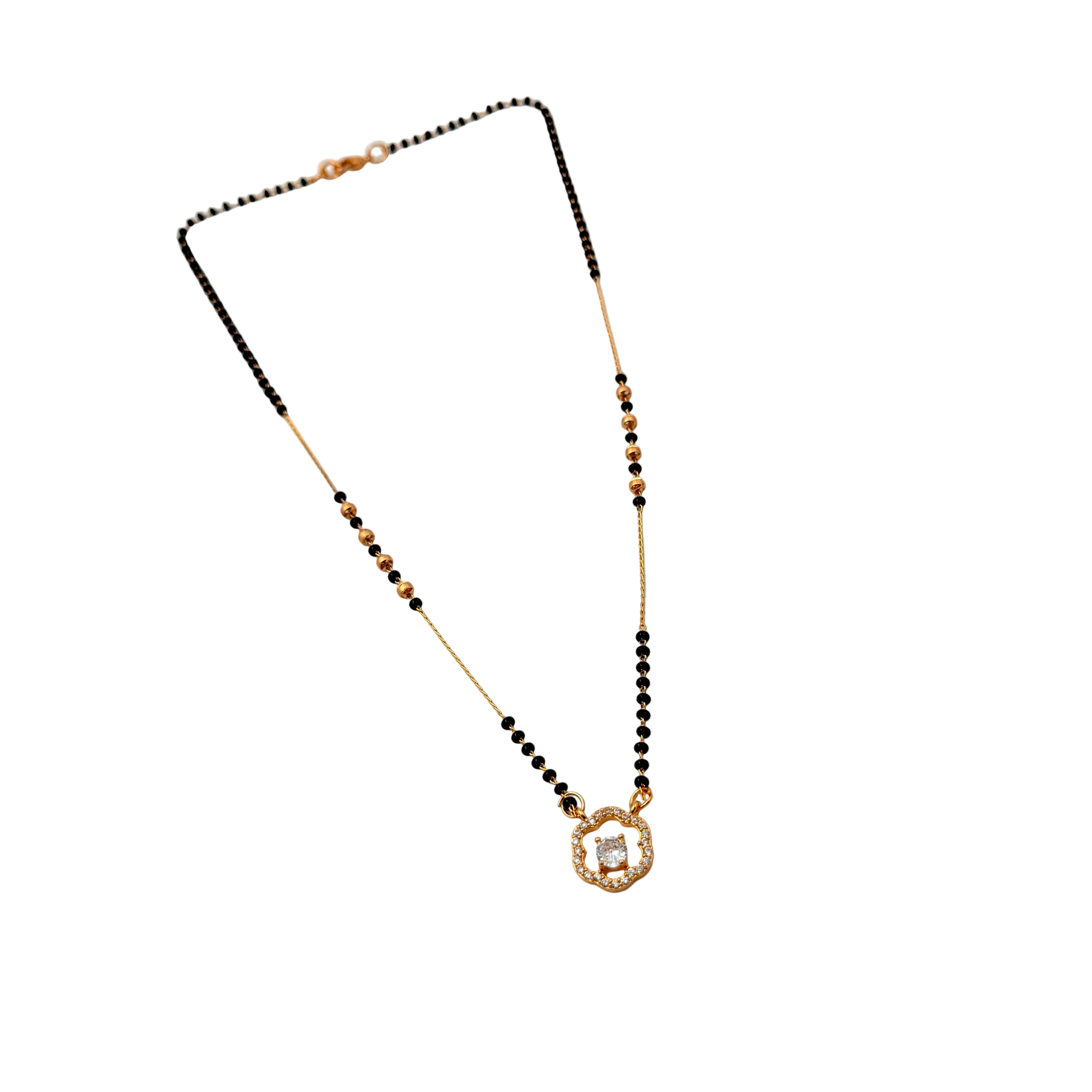 Elegant Floral Mangalsutra Necklace