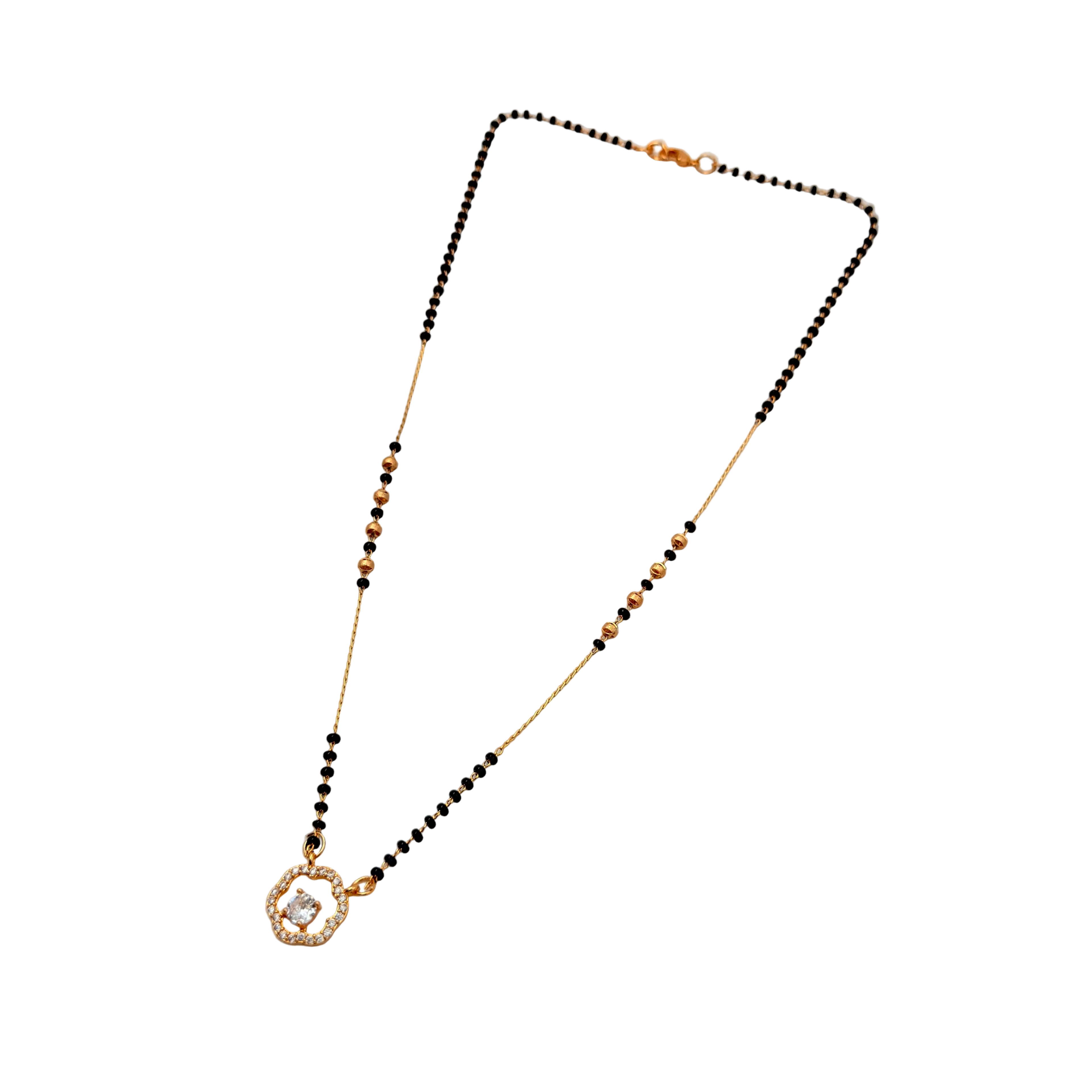 Elegant Floral Mangalsutra Necklace