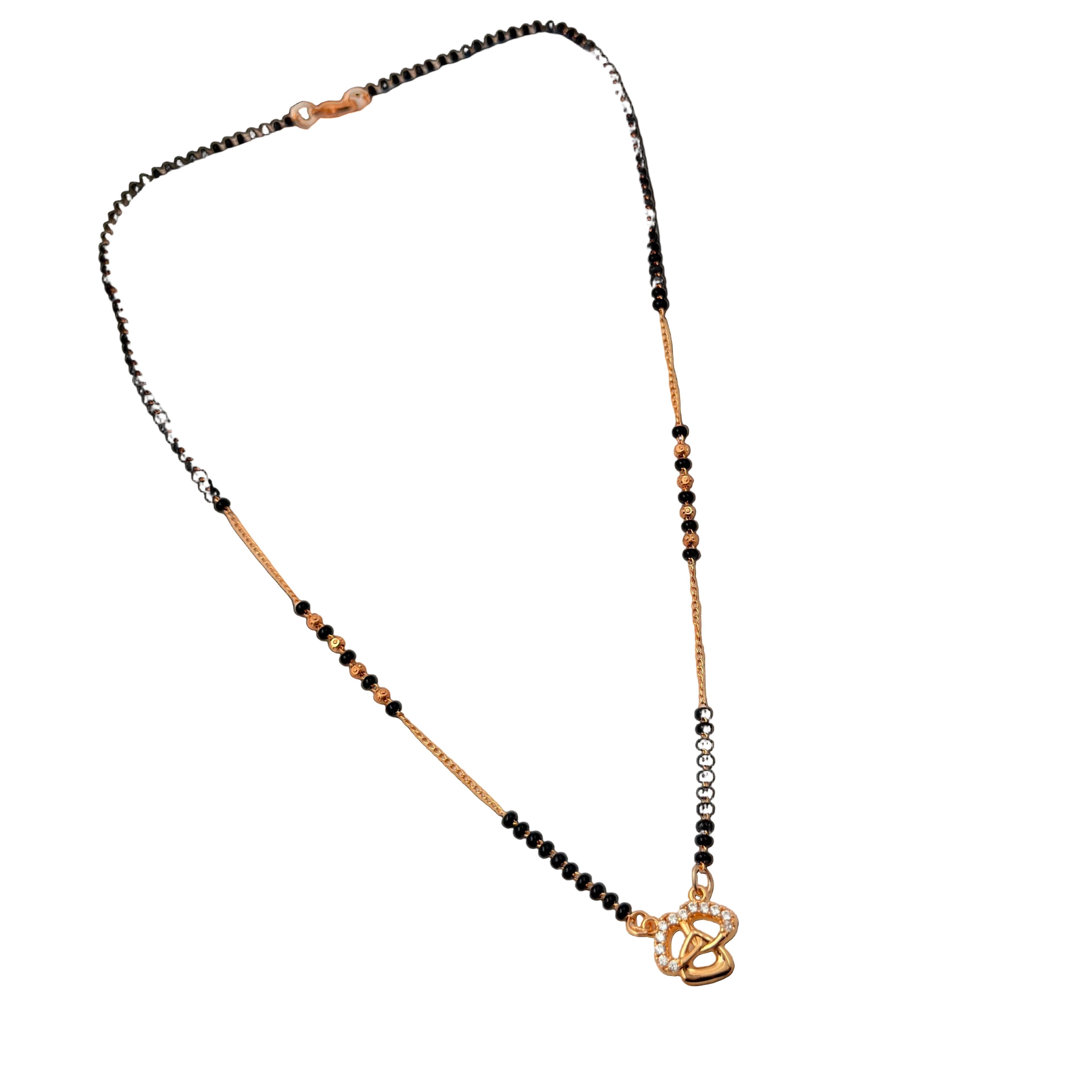 Charming Bow Mangalsutra Necklace