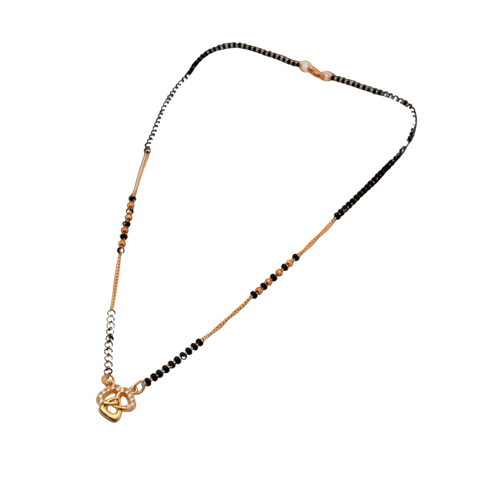 Charming Bow Mangalsutra Necklace