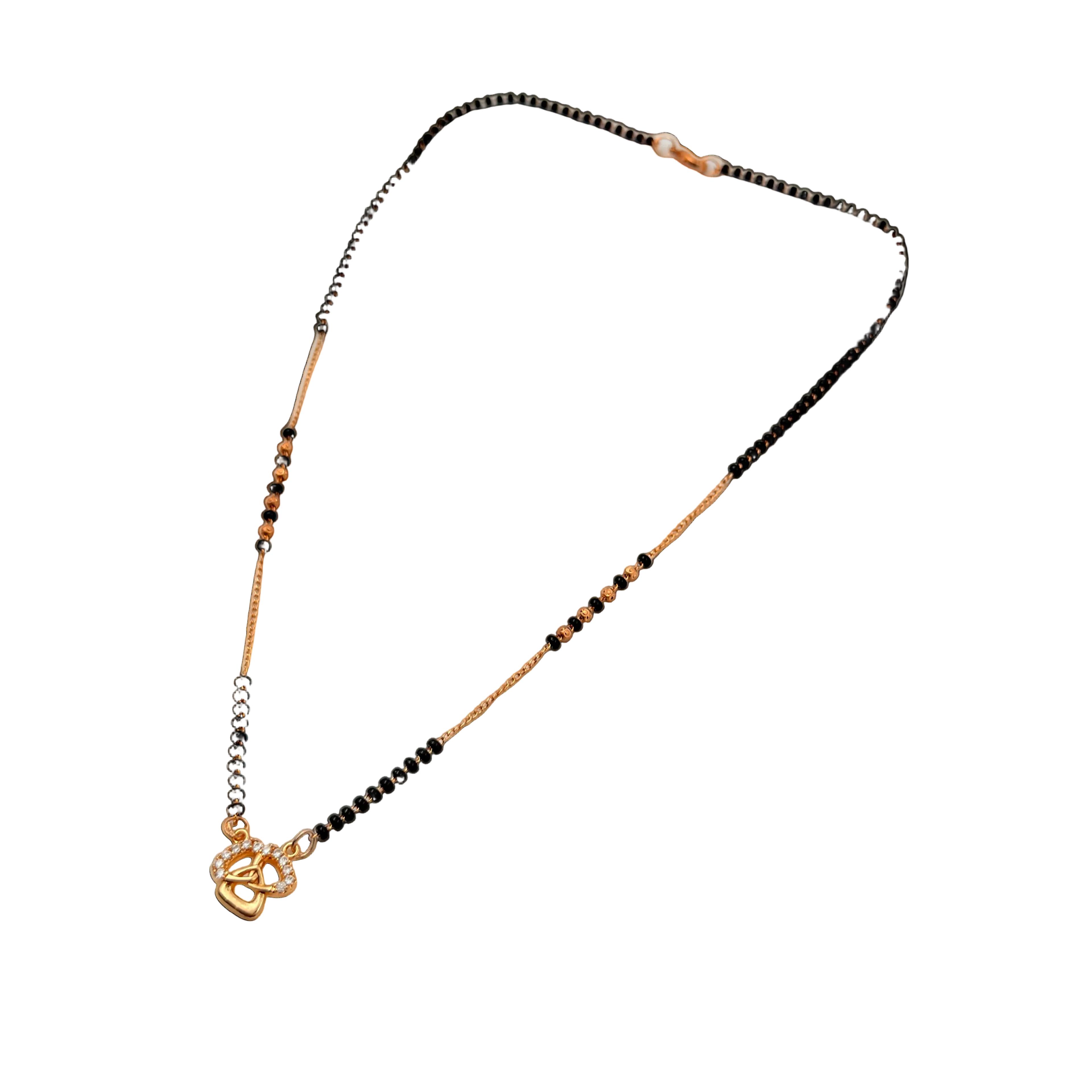 Charming Bow Mangalsutra Necklace