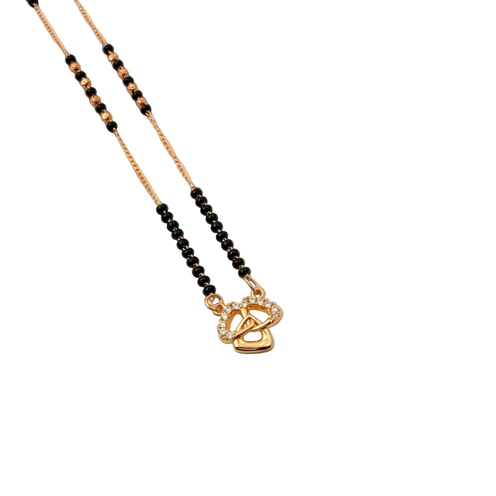 Charming Bow Mangalsutra Necklace