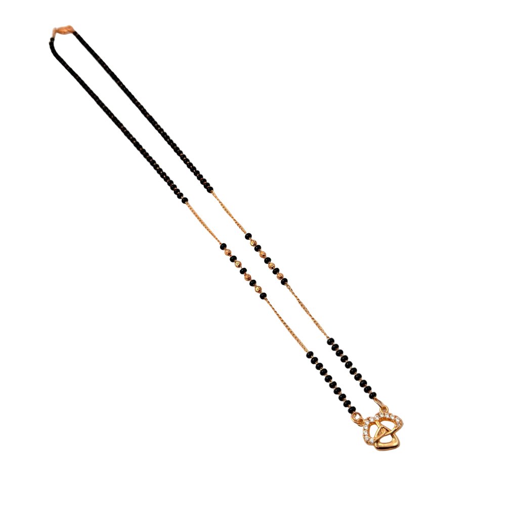 Charming Bow Mangalsutra Necklace