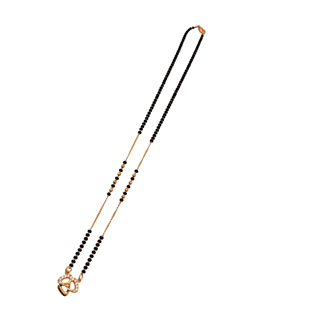 Charming Bow Mangalsutra Necklace