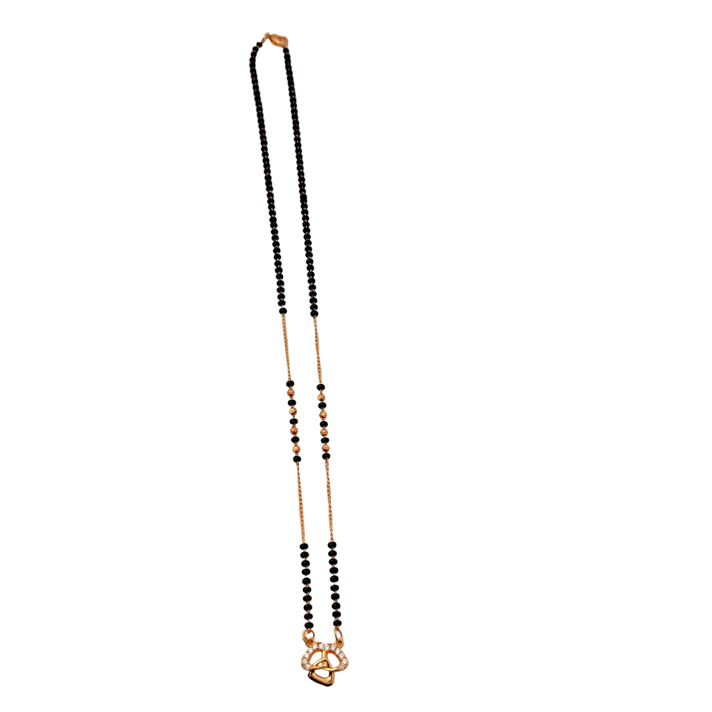 Charming Bow Mangalsutra Necklace