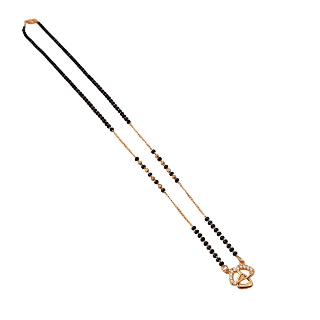 Charming Bow Mangalsutra Necklace