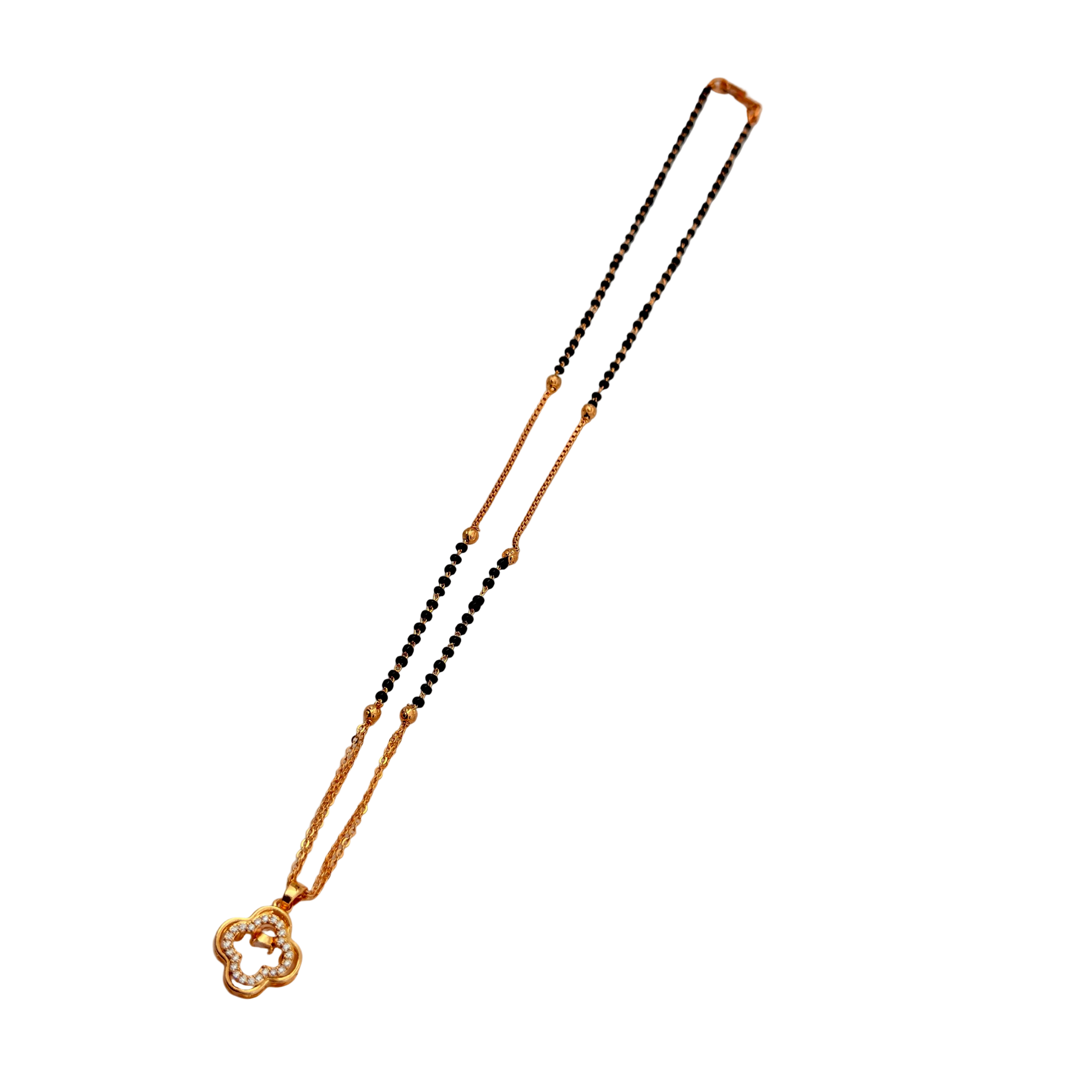 Delicate Clover Mangalsutra Necklace