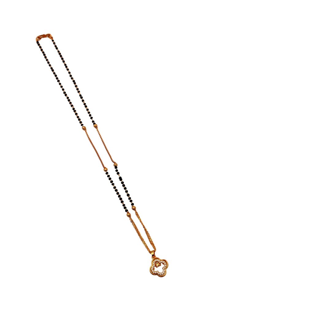 Delicate Clover Mangalsutra Necklace