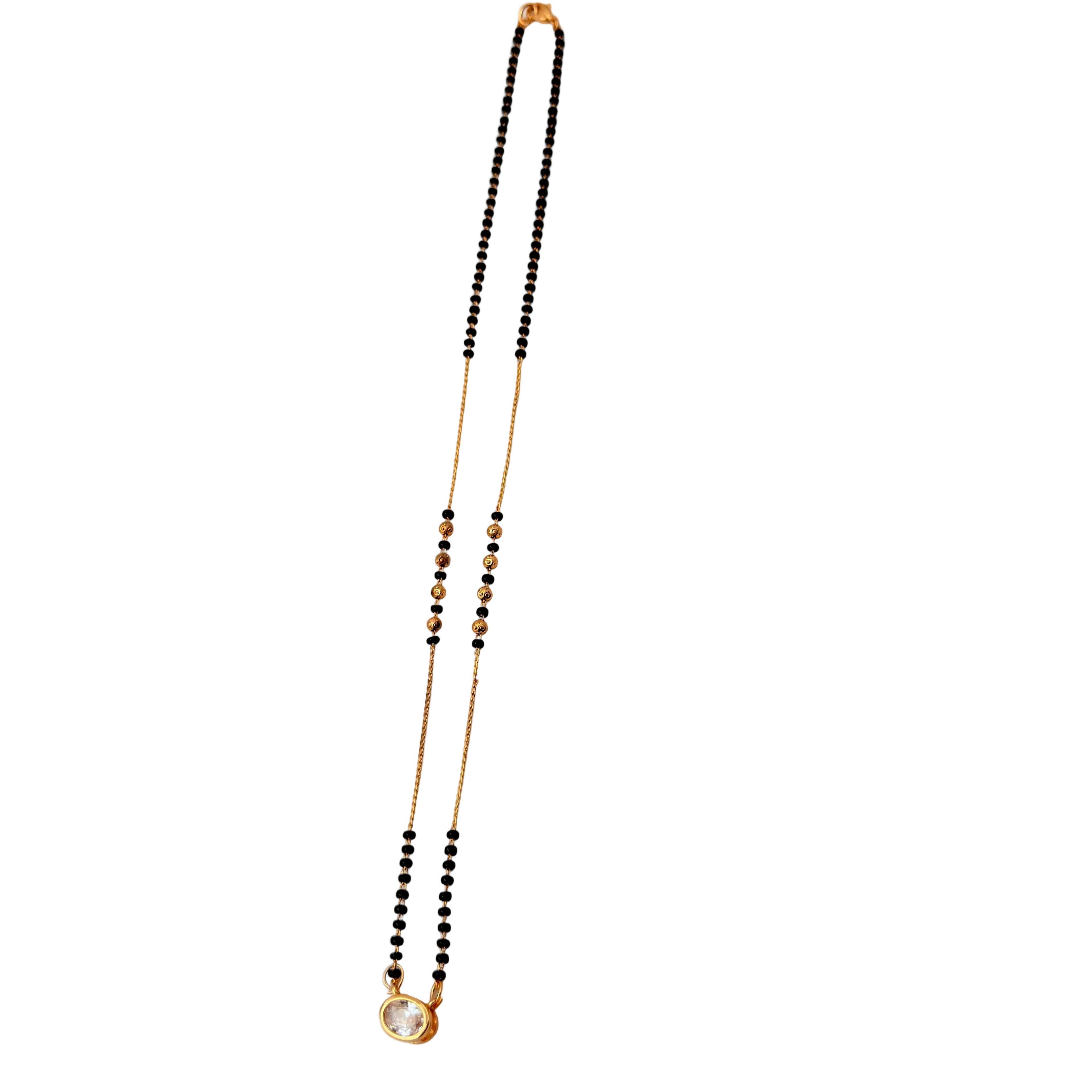 Radiant Solitaire Mangalsutra Necklace