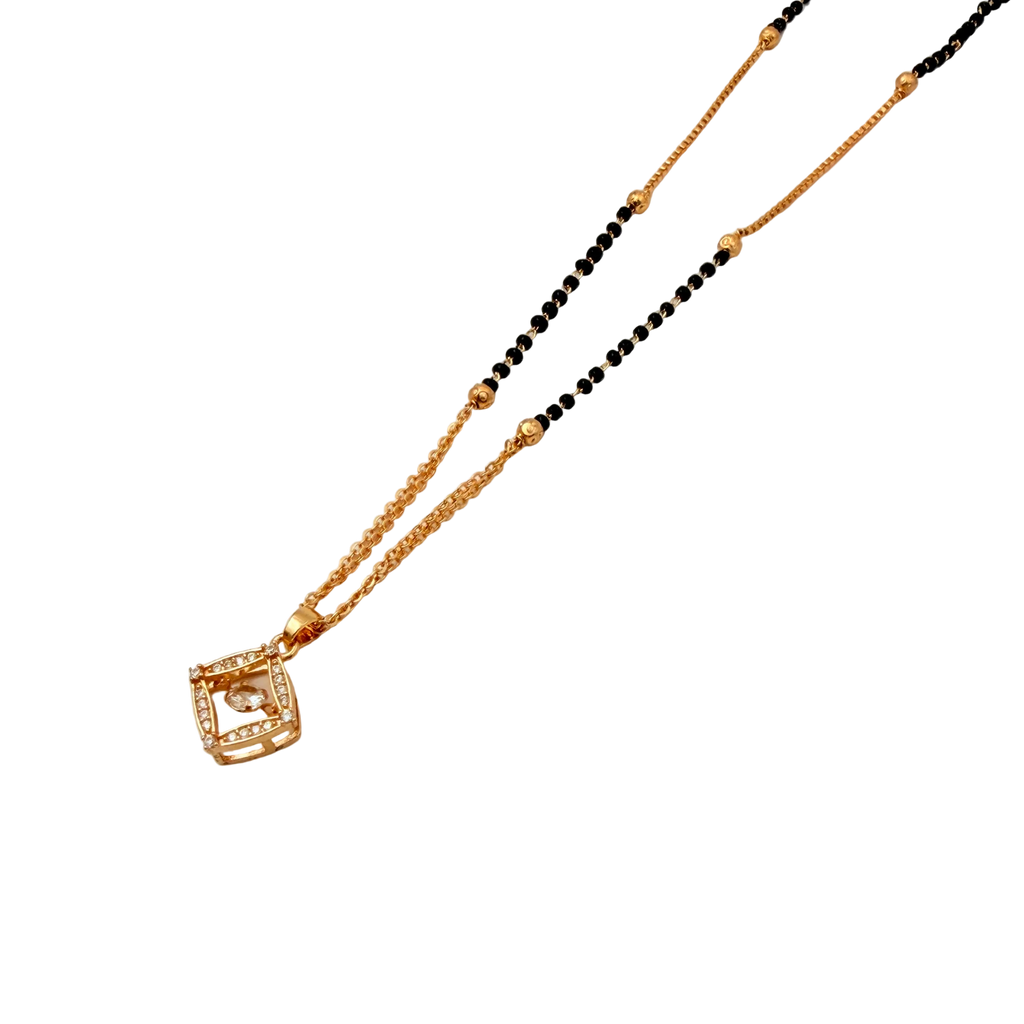 Luna Frame Mangalsutra Necklace