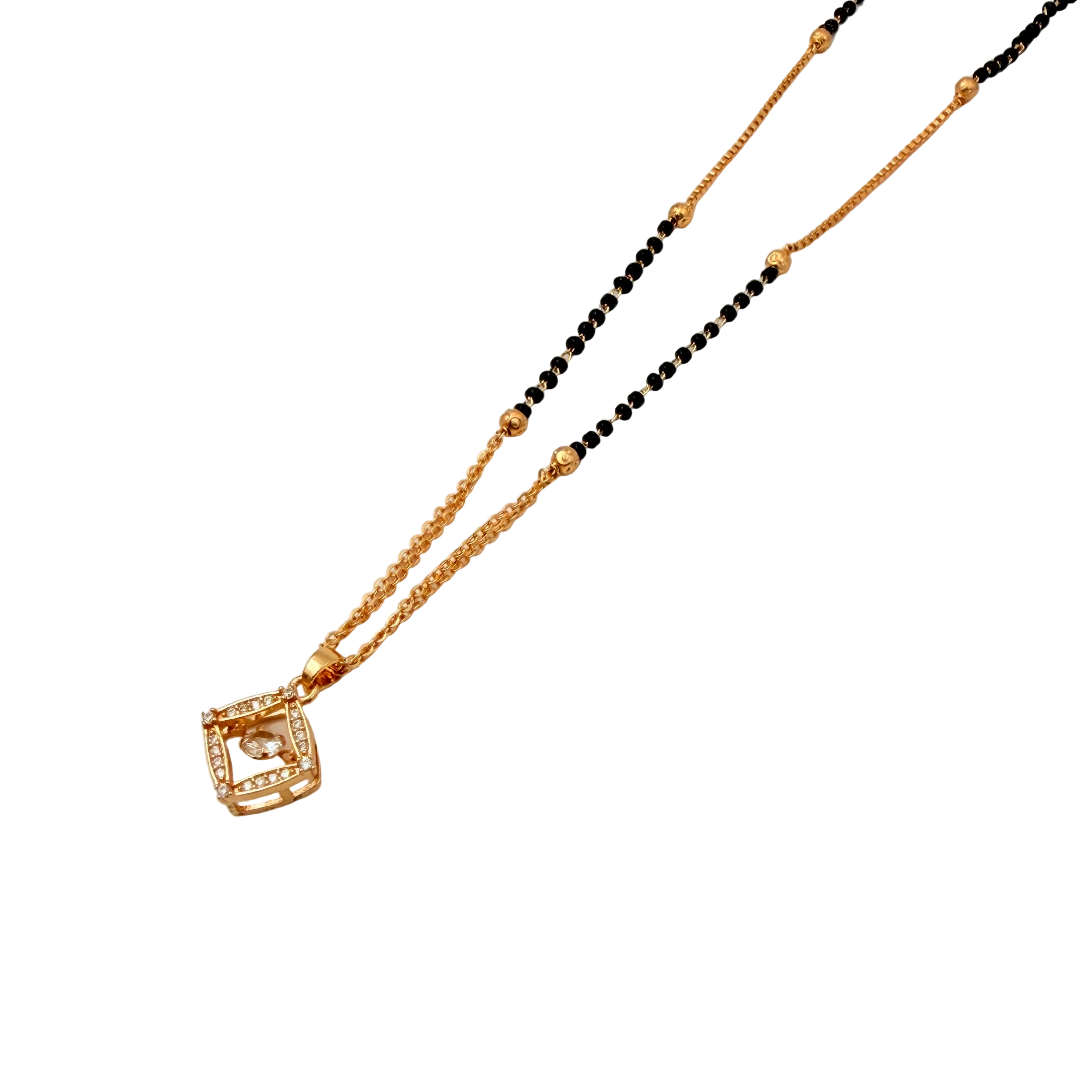 Luna Frame Mangalsutra Necklace
