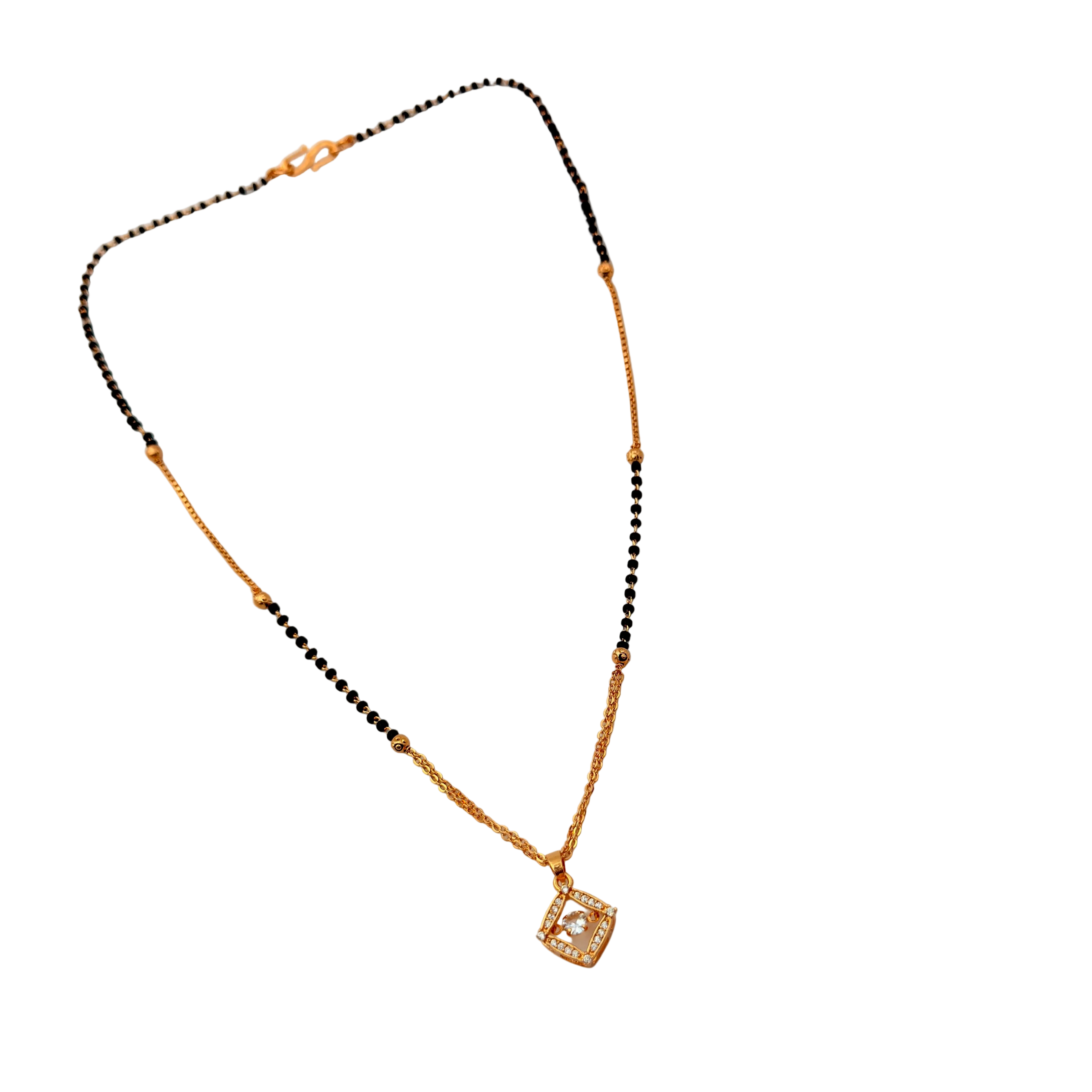 Luna Frame Mangalsutra Necklace