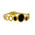 Noir Eclipse Statement Bracelet