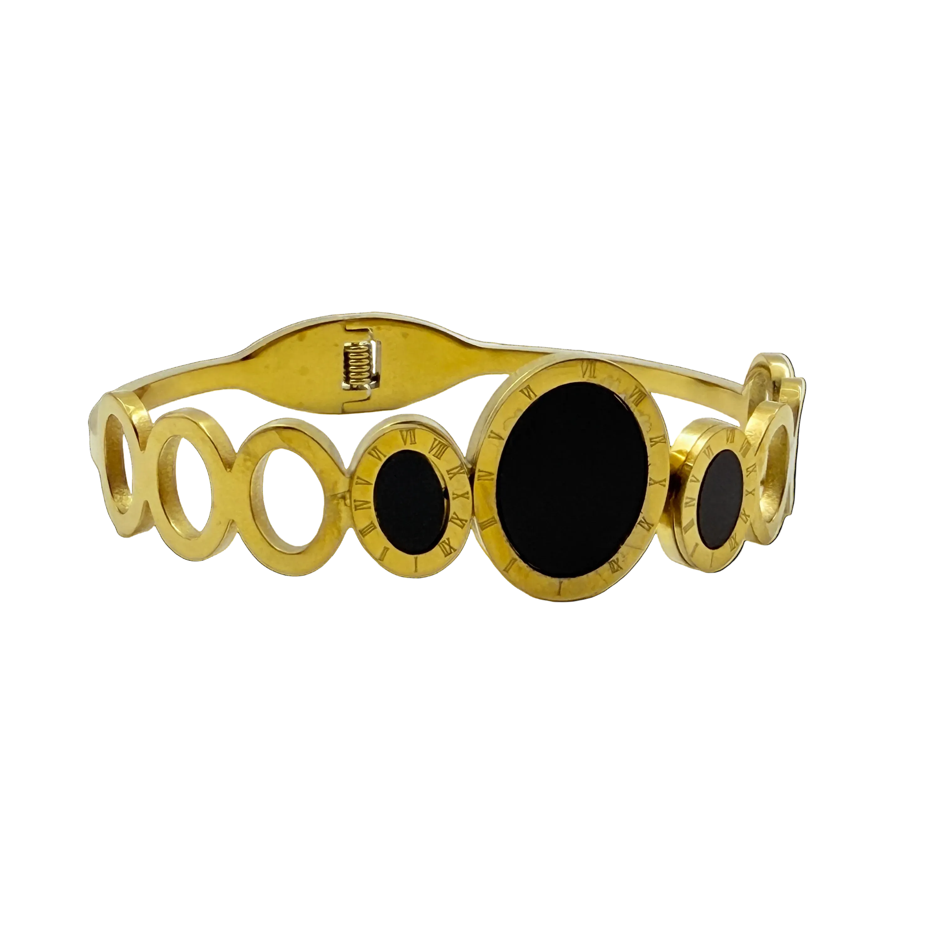 Noir Eclipse Statement Bracelet