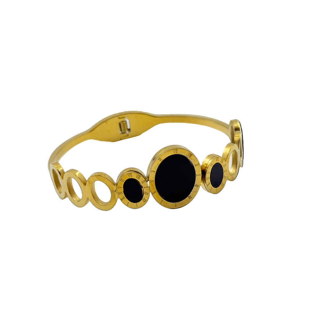 Noir Eclipse Statement Bracelet