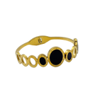 Noir Eclipse Statement Bracelet