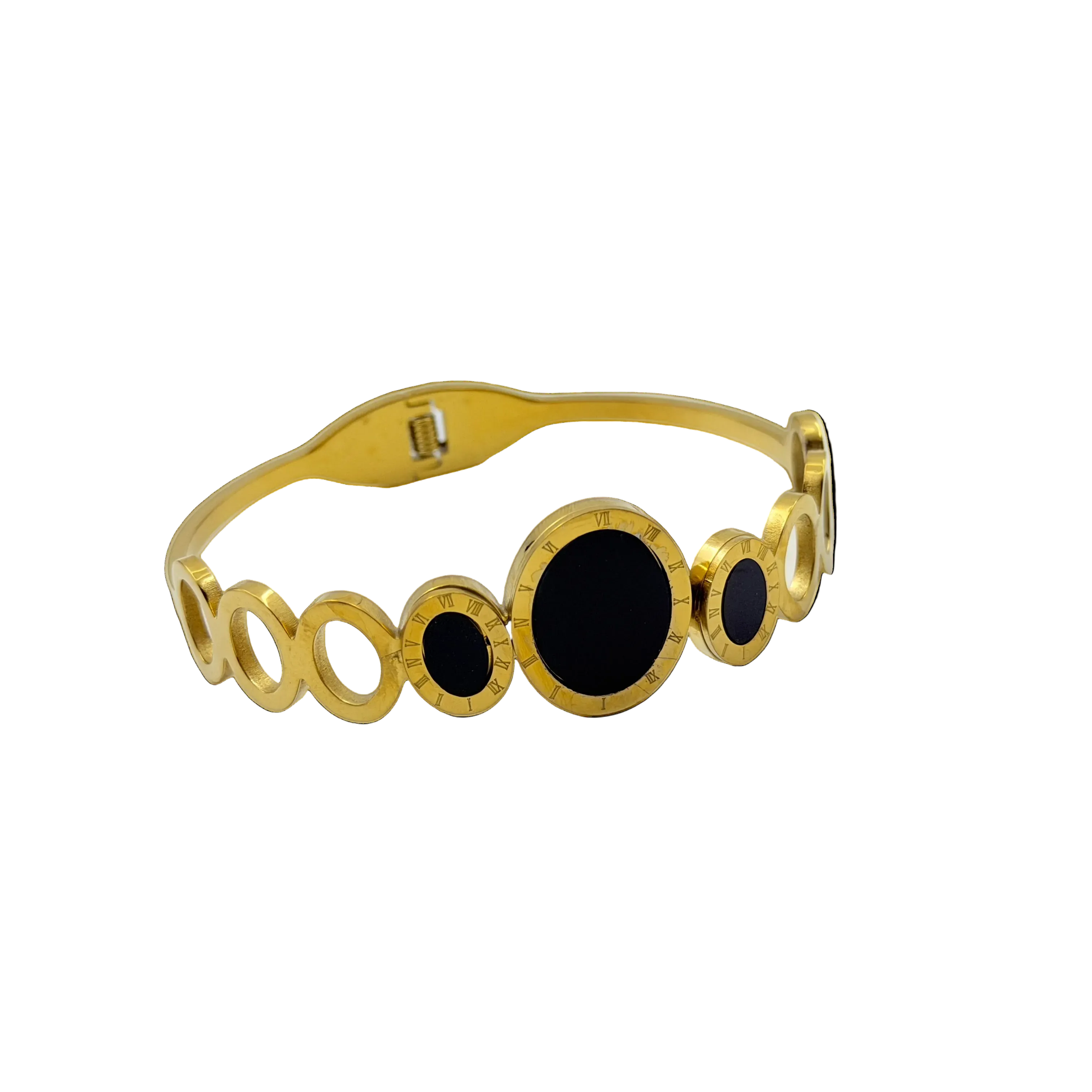 Noir Eclipse Statement Bracelet