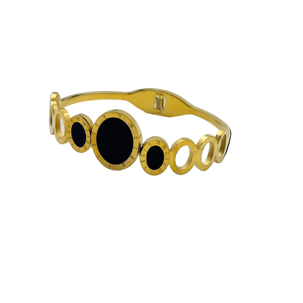 Noir Eclipse Statement Bracelet