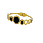 Noir Eclipse Statement Bracelet