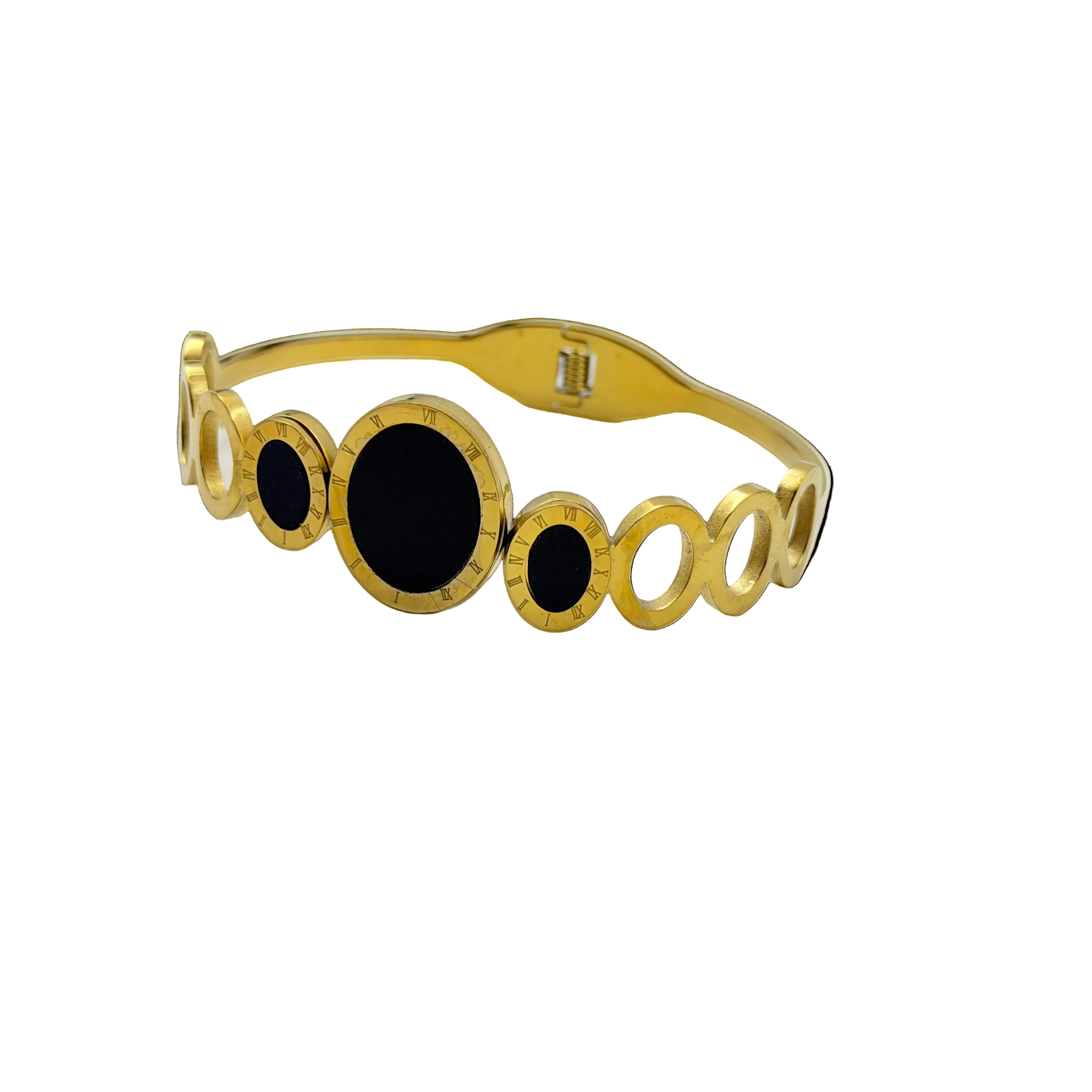 Noir Eclipse Statement Bracelet