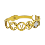 Luxe Motif Statement Bracelet